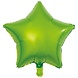 WeFiesta Ballon à l'hélium étoile vert citron 46 cm | à l'unité