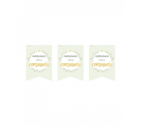 Paper Dreams Congratulations on Your Communion Garland | per piece