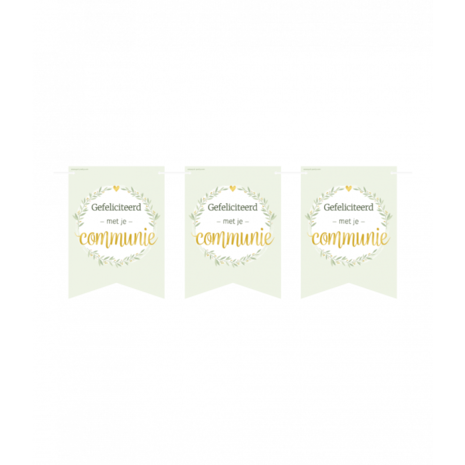 Paper Dreams Congratulations on Your Communion Garland | per piece