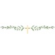 Amscan Communion Garland Cross Botanic | 1 m