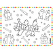 Folat Neighbor and Neighbor Placemats Coloring Pages | 6 pieces