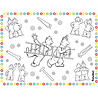 Folat Sets de table à colorier « Voisin et Voisin » | 6 pièces Folat Sets de table à colorier « Voisin et Voisin » | 6 pièces