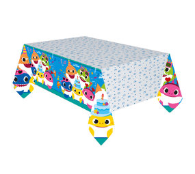Amscan Baby Shark Tafelkleed 120 x 180 cm | per stuk Amscan Baby Shark Tafelkleed 120 x 180 cm | per stuk