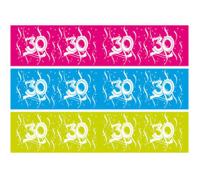 Folat Afzetlint 30 Jaar Magenta/Rood | 15m Folat Afzetlint 30 Jaar Magenta/Rood | 15m