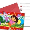 Amscan Dora Party Invitation red envelopes 6 pieces Amscan Dora Party Invitation red envelopes 6 pieces