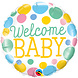 Folat Ballon à l'hélium « Bienvenue bébé » 46 cm | à l'unité