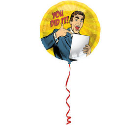 Folat Helium Ballon You Did It 45 cm | per stuk Folat Helium Ballon You Did It 45 cm | per stuk