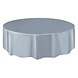 Unique Party Silver Round Tablecloth 213cm | per piece
