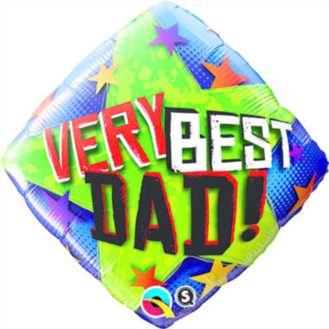 Tuf-Tuf Heliumballon „Bester Papa“ 46 cm | pro Stück
