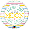 Folat Heliumballon „Ich liebe dich bis zum Mond und zurück“ 46 cm | pro Stück Folat Heliumballon „Ich liebe dich bis zum Mond und zurück“ 46 cm | pro Stück