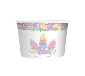 Tuf-Tuf Baby Unicorn Ice Cream Cups 150ml | 6 pieces