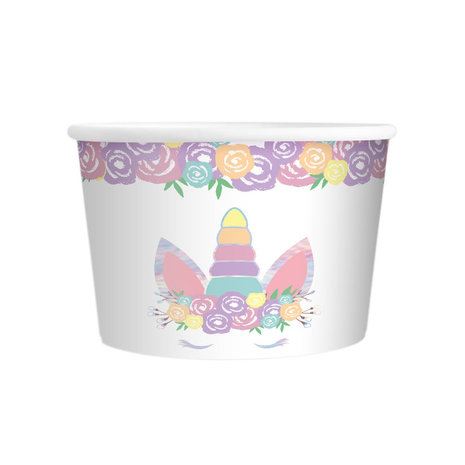 Tuf-Tuf Baby Unicorn Ice Cream Cups 150ml | 6 pieces