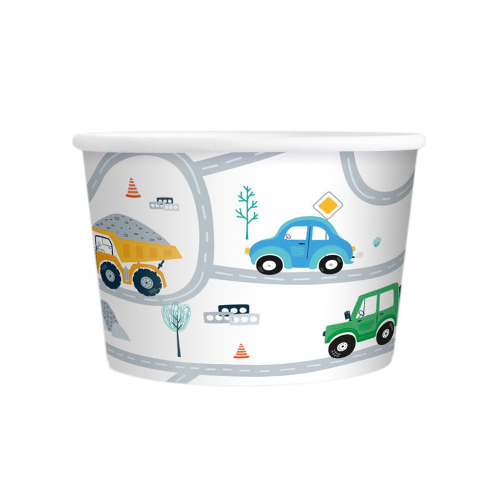 Tuf-Tuf Vehicle Ice Cream Cups | 6 pieces