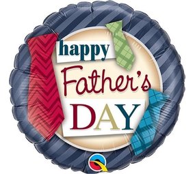 Crosswear Helium Ballon Happy Father's Day 46cm | per stuk Crosswear Helium Ballon Happy Father's Day 46cm | per stuk