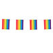 Boland Paper rainbow garland 14 x 20 cm | per piece