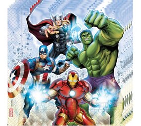 Procos Party Avengers Infinity-Stein-Servietten 33x33cm | 20 Stück