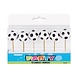 Unique Party Bougies de football 6 cm | 6 pièces