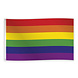 WeFiesta Regenbogenflagge 90x150cm | pro Stück