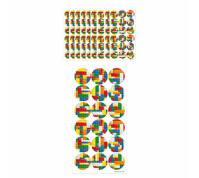 Henbrandt Lego Stickers | per 10 velletjes Henbrandt Lego Stickers | per 10 velletjes