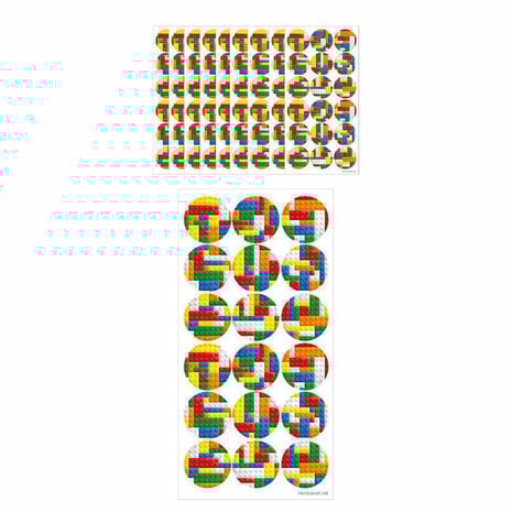 Henbrandt Lego Stickers | per 10 velletjes Henbrandt Lego Stickers | per 10 velletjes