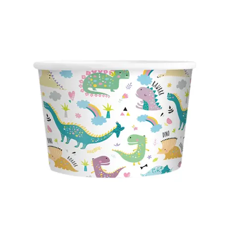 Tuf-Tuf Dino Time Ice Cream Bowls 150ml | 6 pieces