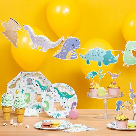 Tuf-Tuf Dino Time Ballonnen 30cm | 6 stuks Tuf-Tuf Dino Time Ballonnen 30cm | 6 stuks