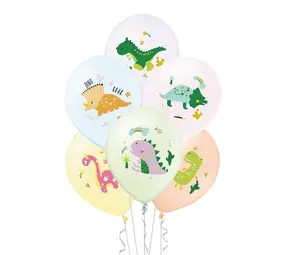 Tuf-Tuf Ballons Dino Time 30 cm | 6 pièces