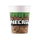 Procos Party Minecraft-Becher 200 ml | 8 Stück