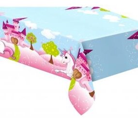 Procos Party Nappe en papier Château de Licorne 120 x 180 cm | à l'unité