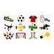 LG Imports Fußball-Fake-Tattoos | 12 Sets mit je 12 Tattoos