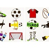 LG Imports Football Fake Tattoo | 12 sets with 12 tattoos