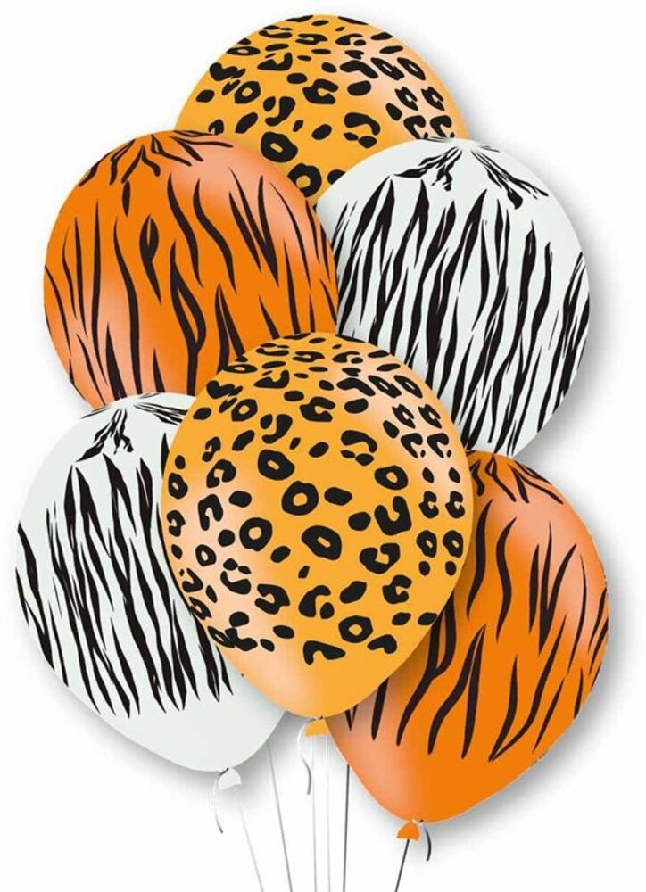 Amscan Dieren print ballonnen | 6 stuks Amscan Dieren print ballonnen | 6 stuks