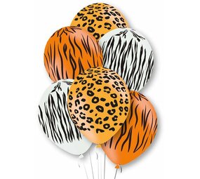 Amscan Dieren print ballonnen | 6 stuks Amscan Dieren print ballonnen | 6 stuks