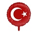 WeFiesta Heliumballon mit türkischer Flagge, 45 cm | pro Stück