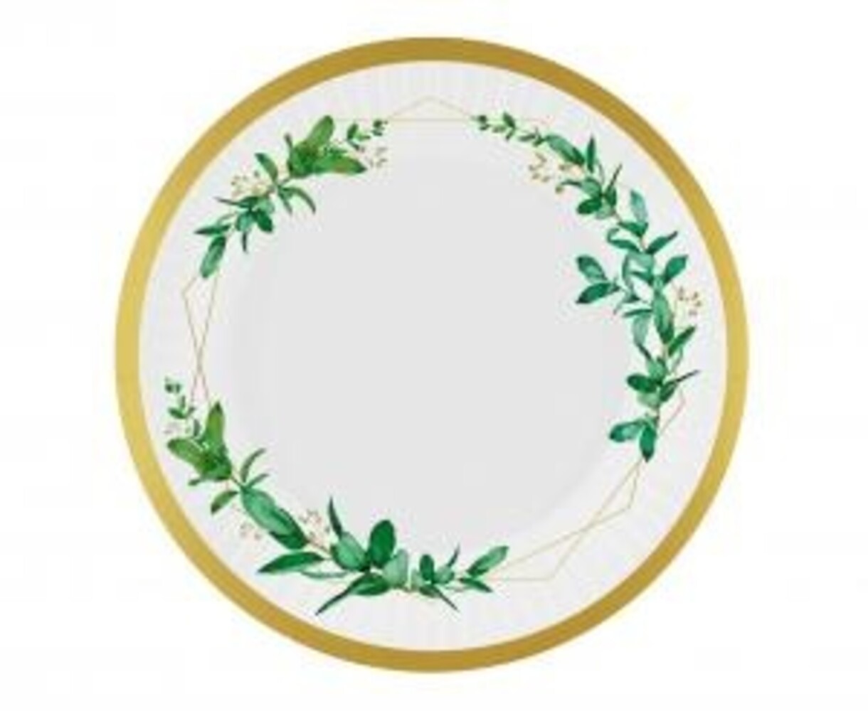 Godan Leaves Plates 18cm | 6 pieces