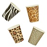 Hootyballoo Safari Animal Print Cups 250ml | 8 pieces Hootyballoo Safari Animal Print Cups 250ml | 8 pieces