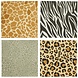 Hootyballoo Safari Animal Print Napkins 33x33cm | 16 pieces