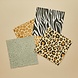 Hootyballoo Safari Animal Print Napkins 33x33cm | 16 pieces