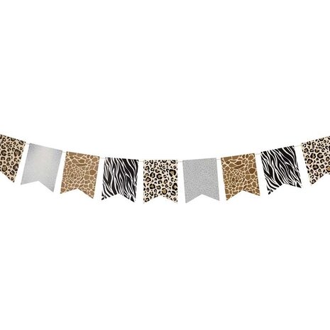 Hootyballoo Safari Animal Print Garland | 250cm
