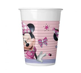 Procos Party Minnie Mouse Junior-Becher 200 ml | 8 Stück