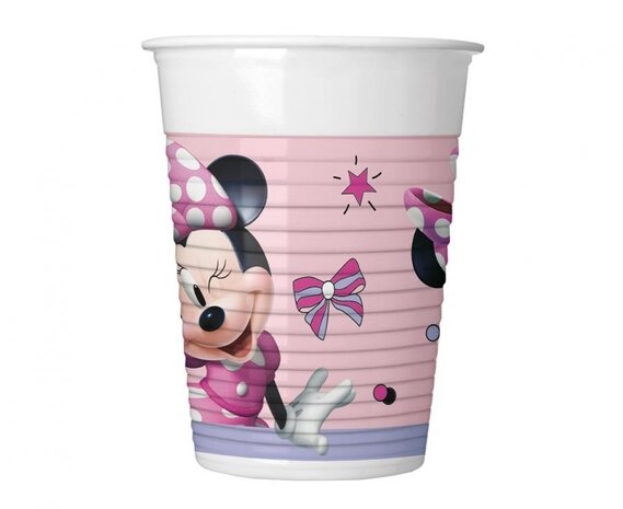 Procos Party Gobelets Minnie Mouse Junior 200 ml | 8 pièces