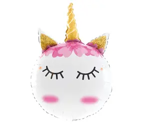 Tuf-Tuf Ballon licorne en aluminium 88 x 57 cm | à l'unité