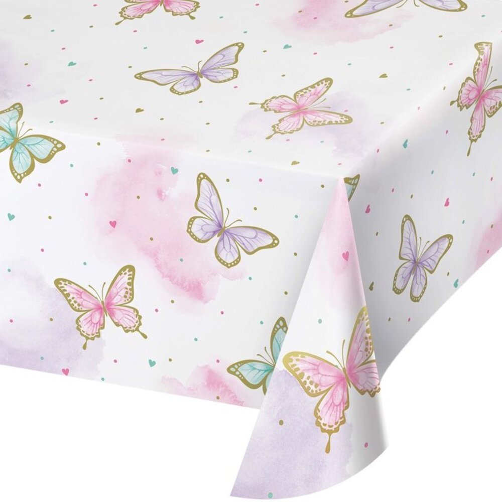 Creative Converting Butterfly Paper Tablecloth 137x259cm | Per piece
