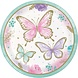 Creative Converting Butterfly Shimmer Plates 23cm | 8 pieces