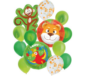 Folat Jungle Ballonnen Set  | 14-delig Folat Jungle Ballonnen Set  | 14-delig