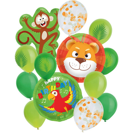 Folat Jungle Balloon Set | 14-piece