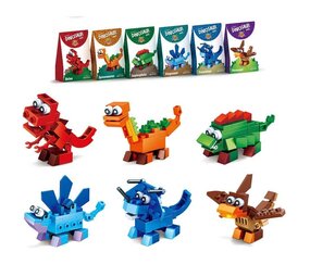 Henbrandt Jeu de construction dinosaures | à la pièce