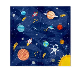 Tuf-Tuf Servietten mit Weltraum- und Kosmosmotiven, 33 x 33 cm | 10 Stück
