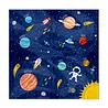 Tuf-Tuf Ruimte en Space Kosmos Servet 33x33cm | 10 stuks Tuf-Tuf Ruimte en Space Kosmos Servet 33x33cm | 10 stuks