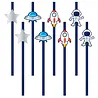 Tuf-Tuf Ruimte en Space Kosmos Rietjes | 8 stuks Tuf-Tuf Ruimte en Space Kosmos Rietjes | 8 stuks